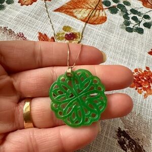 10KT Jade Necklace